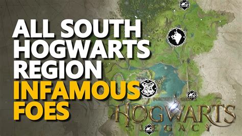 infamous foes hogwarts legacy|Hogwarts Legacy All Infamous Foes Locations